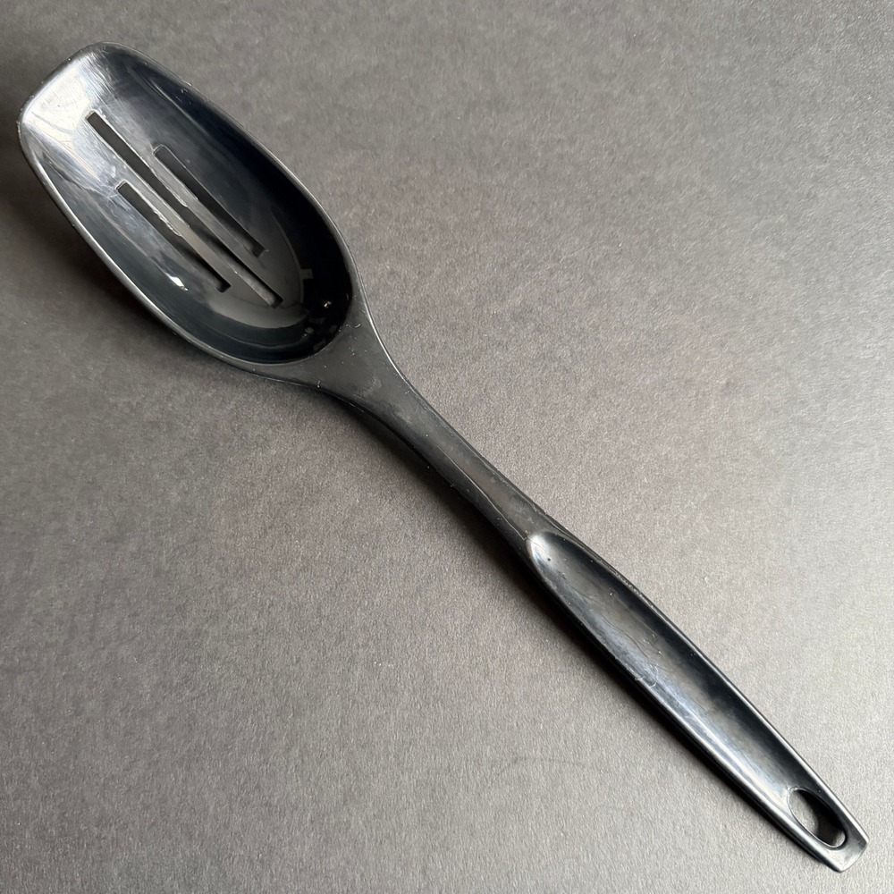 Vintage Foley Black Nylon Slotted Straining Spoon Cooking‎ Kitchen Utensil USA